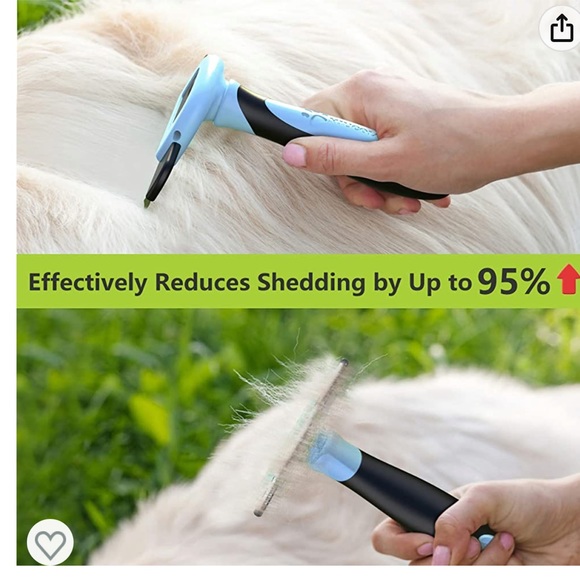Pet Grooming Brush, Deshedding Tool for Dogs& Cats,Reduces Shedding by up to 95% - Picture 3 of 5